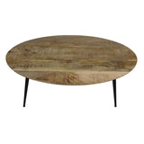 Geniet van het stijlvolle design met een unieke nerf en warme kleurschakeringen in deze salontafel, perfect voor elk interieur.