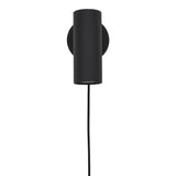 Williams - wandlamp - zwart - staal - 190 cm snoer