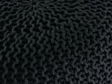 Sophia - Pouf PREMIUM - antraciet - 100% gerecycled kunststof - ø45cm