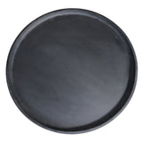 Voeg een vleugje industrieel design toe aan je woonruimte met de Salontafel Drum - Matt Zwart, waar het zwarte tafelblad en houtnerven samenkomen in een harmonieuze mix.