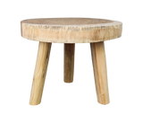 Salontafel - rond - ø40x40 cm - munggur