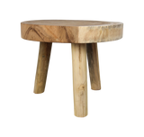 Salontafel - rond - ø40x40 cm - munggur