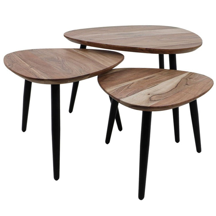 Zurich Salontafels: Transformeer je woonkamer met deze veelzijdige set van 3 prachtige salontafels, perfect voor elke ruimte.