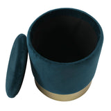 Richard - Hocker - Velours - Ø 31 H 38 cm