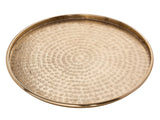 Joseph - dienblad - zilver of goud - aluminium - ø 40 cm