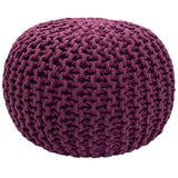 Sophie - Sitzhocker Pouf SET 2 - gerecycled katoen - Ø 55 cm H 37 cm