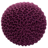 Sophie - Sitzhocker Pouf SET 2 - gerecycled katoen - Ø 55 cm H 37 cm