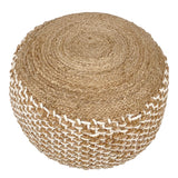 David - Sitzpouf - natuur - jute - 50x50 cm