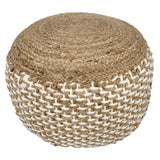 David - Sitzpouf - natuur - jute - 50x50 cm