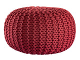 Robert - zitpouf - roestbruin - gerecycled kunststof - ø55cm