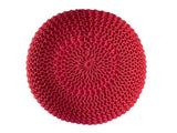 Richard - Sitzpouf - gestrickt - 100 % recycelter Kunststoff - Ø55cm