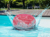 Charlotte - zitpoef - roze - gerecycled kunststof - Ø 55cm