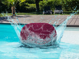 Robert - zitpouf - bordeaux - gerecycled plastic - Ø 55cm