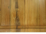 Planche à découper naturelle avec rainure - 40x30x3 - Naturel - Bois de teck ancien