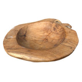 Michael - Teakholz Schaal - Natuurlijk - Teakhout - Ø 25 cm