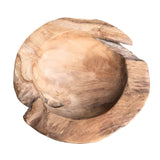 Michael - Teakholz Schaal - Natuurlijk - Teakhout - Ø 25 cm