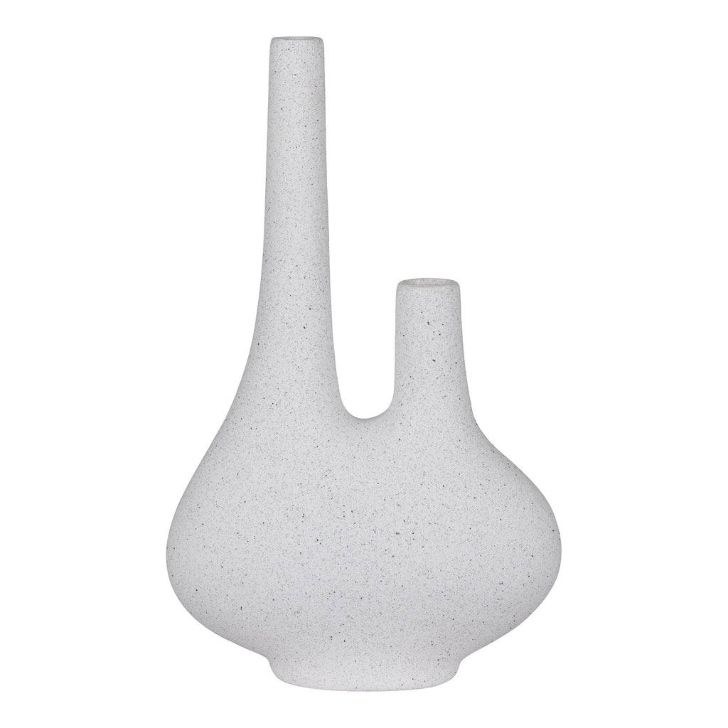 Janssen - Vaas - Wit - Keramiek - 23x11,5x37 cm