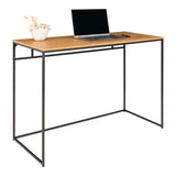 Van Leeuwen - bureau - naturel - staal en eikenhout - 100x45x75 cm