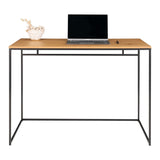 Van Leeuwen - bureau - naturel - staal en eikenhout - 100x45x75 cm