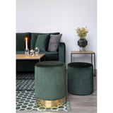 Taylor - table d'appoint - noir - acier et chêne - 45x45x45 cm