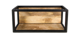 Wandbox Levels - 55x25 cm - mangohout/ijzer