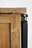 Wijnkast Blackburn - 90x90 cm - reclaimed teak