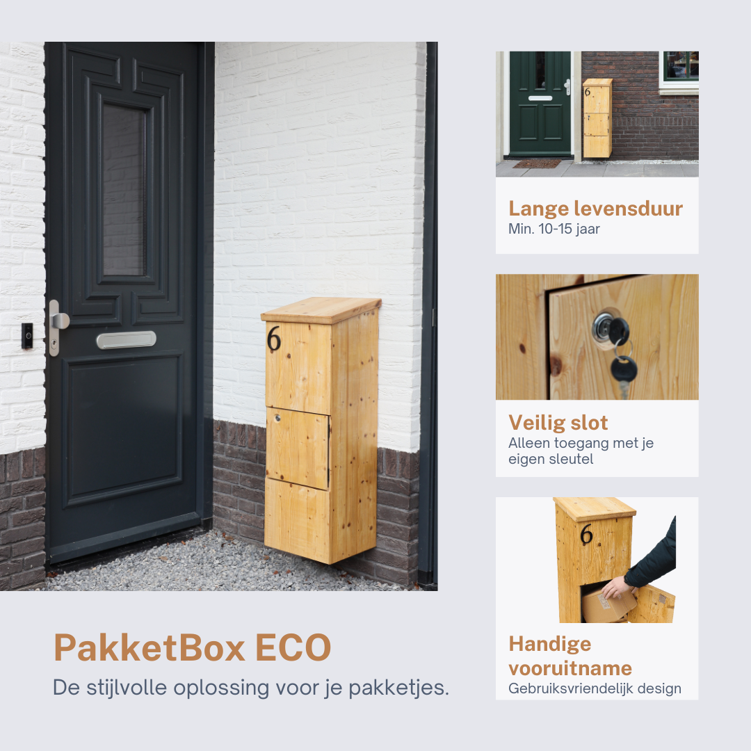 PakketBox ECO Houtlook