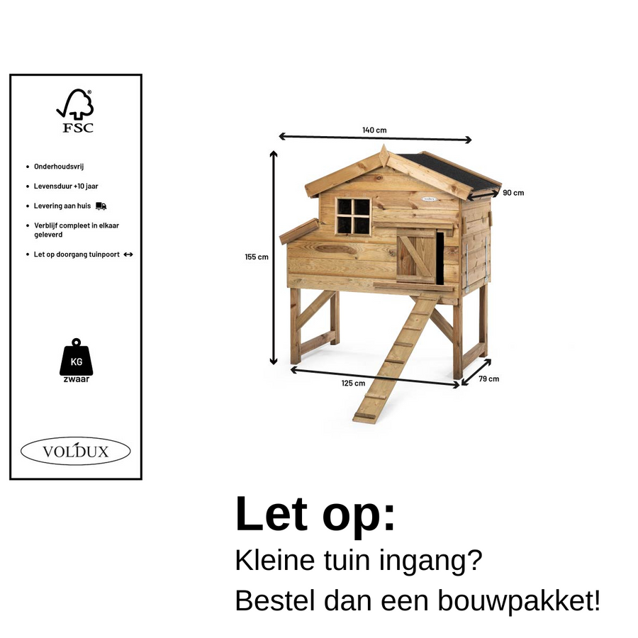 Maattekening Konijnenhok Jasper