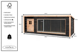 Hondenkennel Reno XL