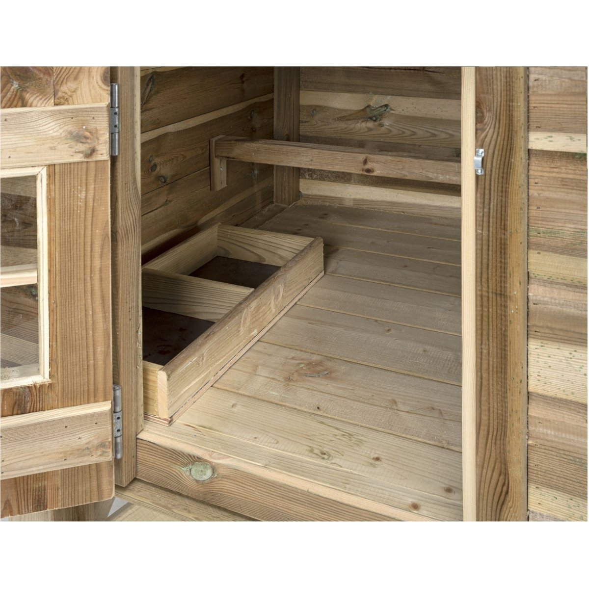 houten Kippenhok Dennis Voldux - met broednest - Hout in Stijl
